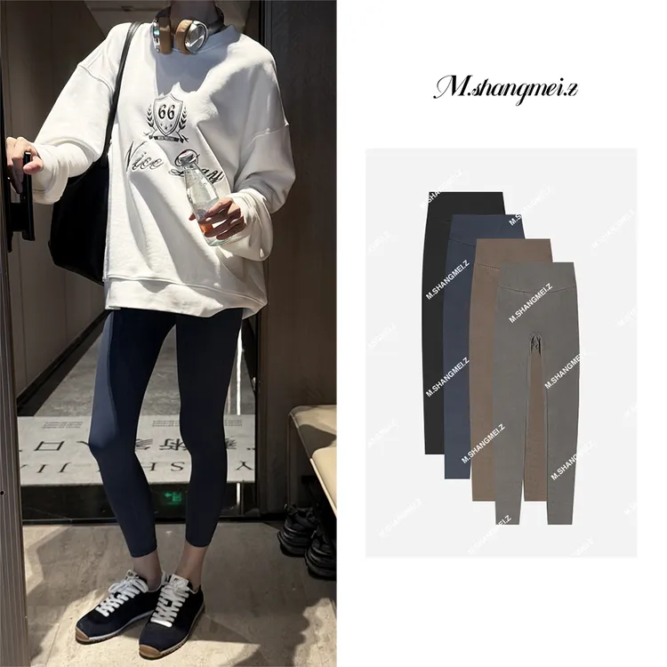 M.SHANGMEI.Z/沐熙【云感鲨鱼裤】美大哥显瘦防晒鲨鱼打底裤X042291