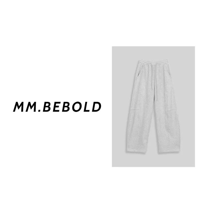 【妙姐精选】不知山月 休闲高腰宽松运动裤MQJ2801