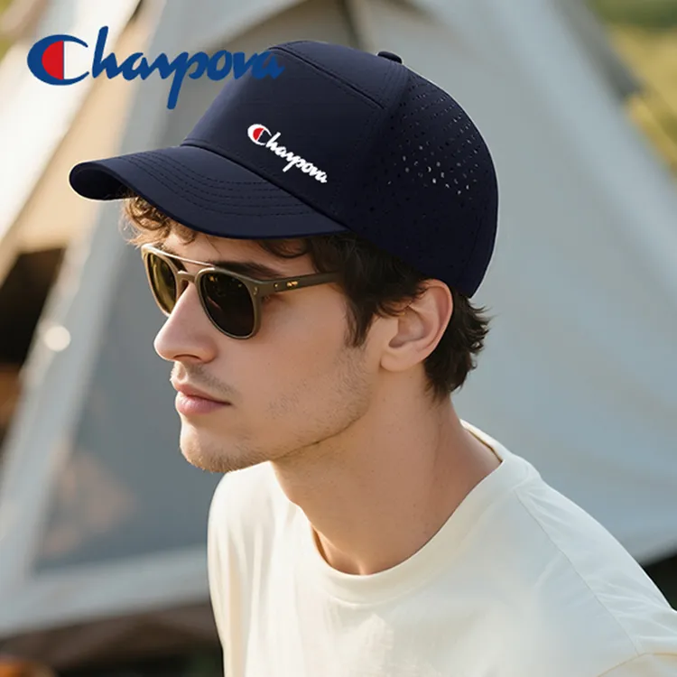 冠军犀牛帽子男士夏季防晒遮阳棒球帽透气鸭舌帽太阳帽户外运动帽