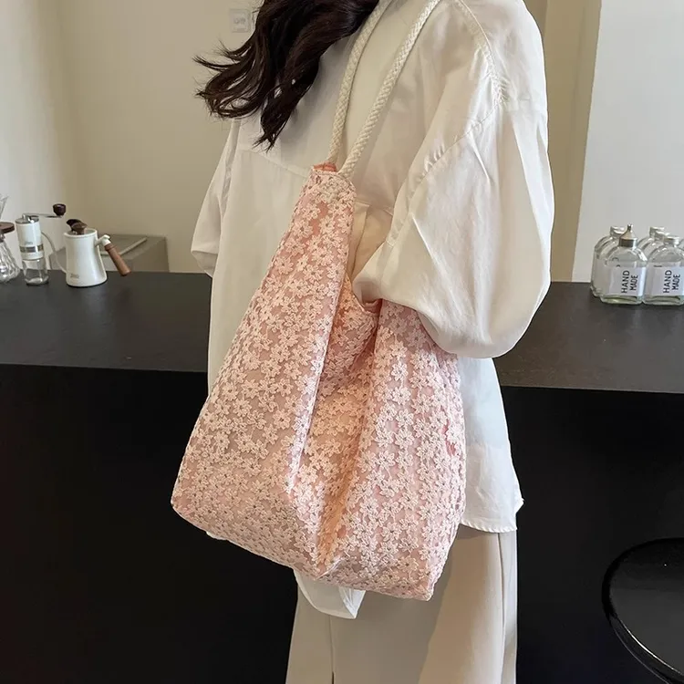 休闲通勤大容量包包女2025新款时尚通勤单肩包轻便简约手提托特包