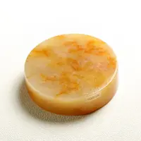 新春好礼天然缅甸A货翡翠私人雕刻定制特色黄翡料53.1*13.3mm