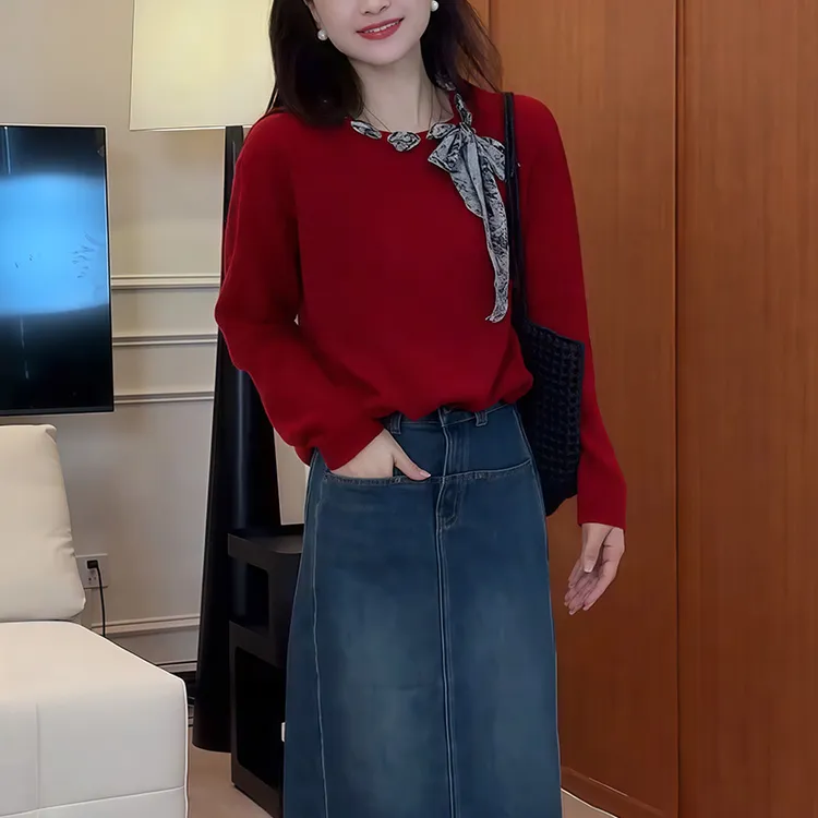 长袖无帽卫衣女2025新款早秋韩系氛围感穿搭上衣