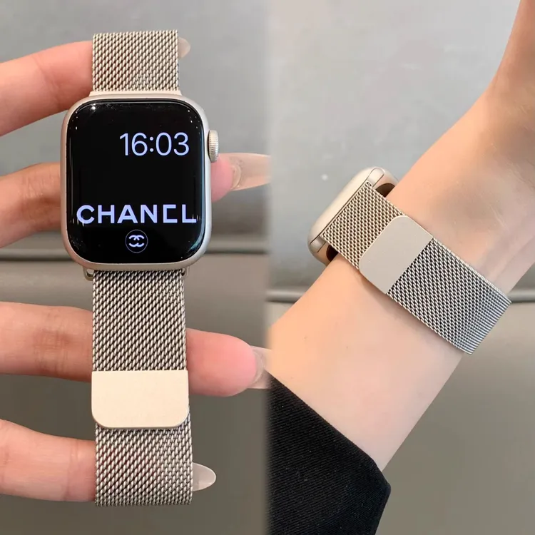 适用iwatch表带s11苹果手表带apple watchs10米兰尼斯s8表带7夏天