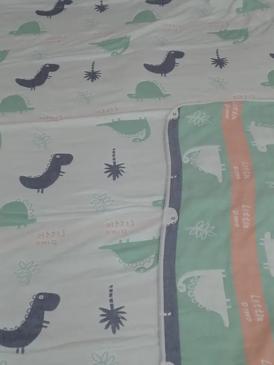 六层薄款纱布盖毯多功能双面毯子印花可爱盖被毛毯