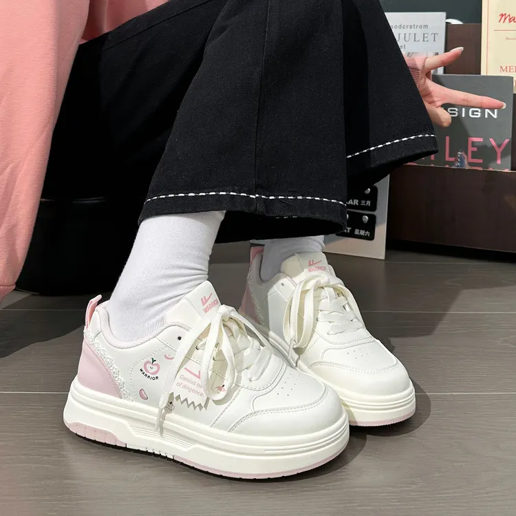 回力原创可爱小白鞋女款配裙子2025新款秋季休闲轻便百搭学生板鞋