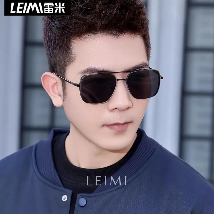 偏光墨镜男士高级感开车驾驶专用防紫外线强光2025新款太阳镜防晒