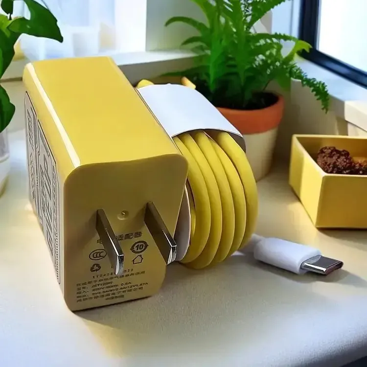 全兼容氮化镓超级充电器适用华为黄6A硅胶充电器120w超级快充华为