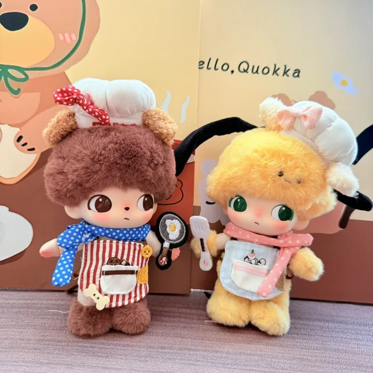 [仅娃衣]毛绒挂件dimoo娃衣搪胶衣服布鲁托娃衣厨房小帮手萌恰恰