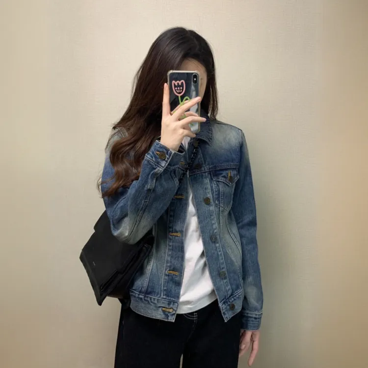 牛仔外套女2025年春秋季新款休闲韩系chic小个子上衣短款今年流行