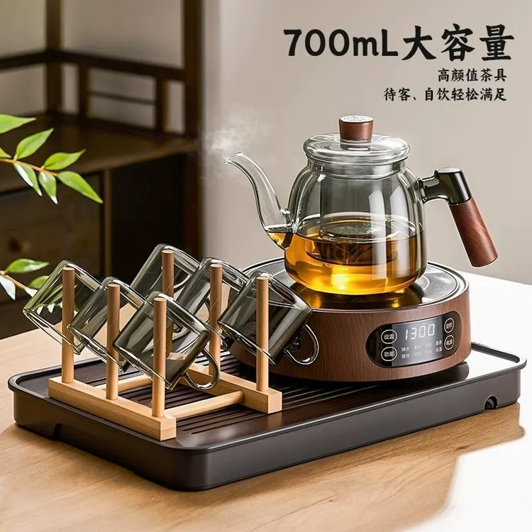 日式煮茶壶2025新款养生壶电陶炉煮茶一体办公室玻璃茶壶泡茶家用