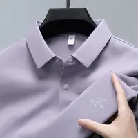 【奥莱撤柜款】羊毛＋桑蚕丝 棉高端长袖POLO衫春秋冬男装翻领上衣潮