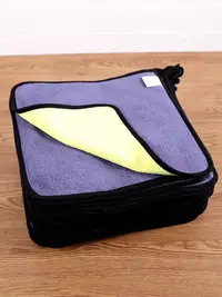(8条)25*25CI加厚双层洗碗布厨务清洁去油麻布擦桌子神器25*25CM