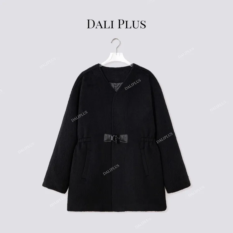 DALI PLUS“20苏力80羊毛”收腰新国标95鹅绒大衣温暖加倍-D5ST1552