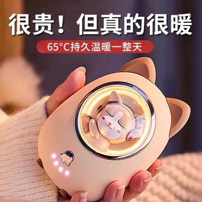 范哲萨暖手宝充电暖宝宝女生2025新款可爱萌宠生日礼物神器二合一
