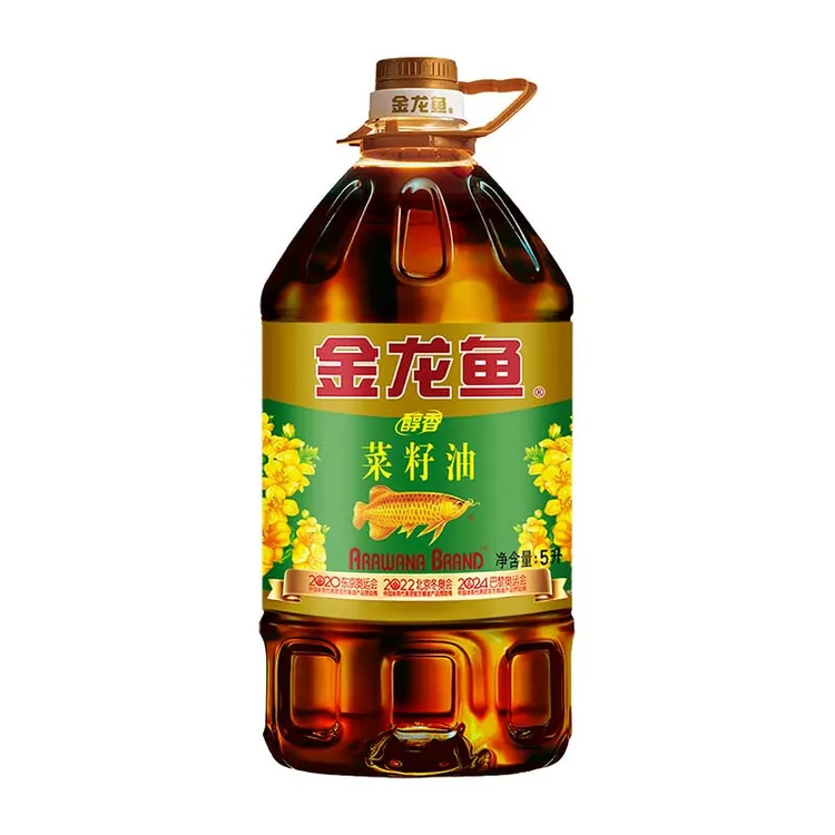 金龙鱼醇香菜籽油5L食用油家用菜籽油炒菜醇香