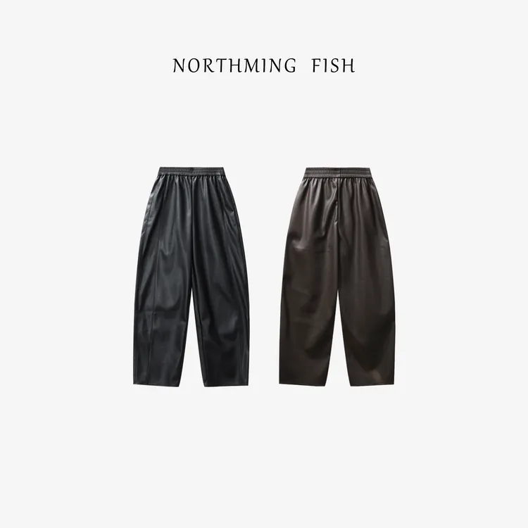 NorthMing fish「纽约街头」简约率性松弛慵懒百搭小众设计休闲裤
