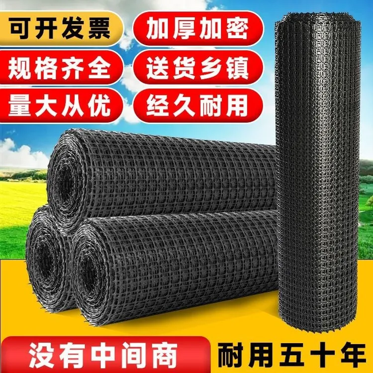 围鸡鸭塑料网加厚特厚网果园菜园塑料围栏网格网玉米网拦鸡防护网