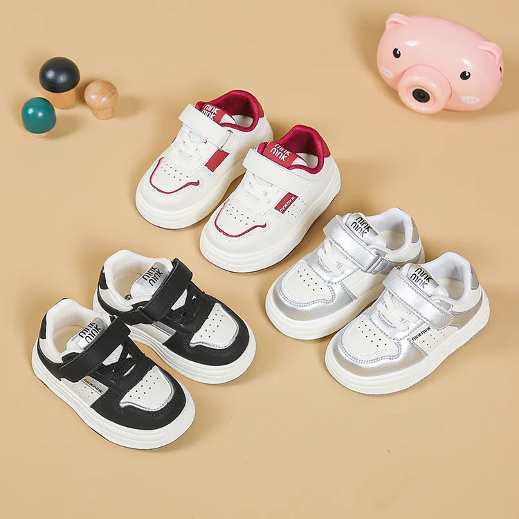 几米熊2025春夏新款男女童软底运动鞋学生网面透气防滑缓震学步鞋