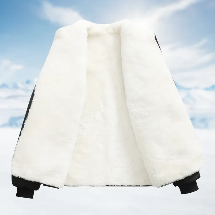 冬季中老年羊毛皮毛一体棉服真皮真毛加厚保暖棉袄内穿外穿爸爸装