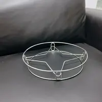 不锈钢镂空锅架防烫架蒸架 {直径26cm