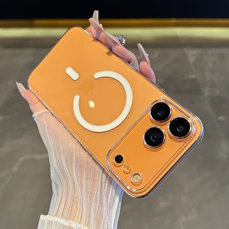 适用于iPhone17promax手机壳透明苹果17Air磁吸16防摔15pro简约14