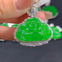 翡翠颈饰银S925镶嵌1111111111