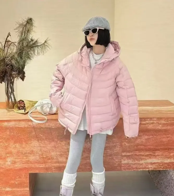 奇奇家时尚韩版大码女装女款2025冬季新款排骨服加厚棉服外套