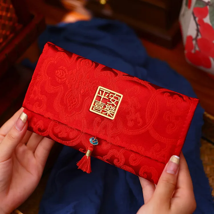 2026马年高档万元红包袋新年新款创意利是封过年通用款布艺压岁包