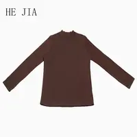 和家【舒适主义】极简风舒适羊毛针织打底T恤上衣和家2025新款女装