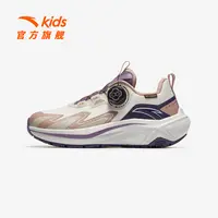 飞盾安踏儿童女大童跑鞋2025新款上新舒适防滑耐磨青少年旋钮童鞋