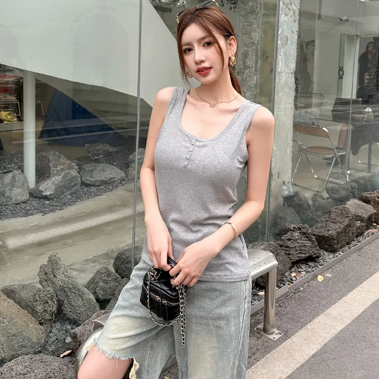 夏季吊带背心内搭百搭打底外穿无袖大码显瘦纯棉性感宽松韩版修身