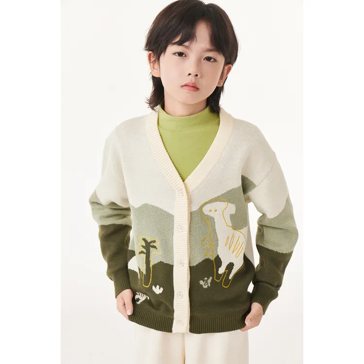 皇室童缘男童针织开衫外套春秋季新款17330112001