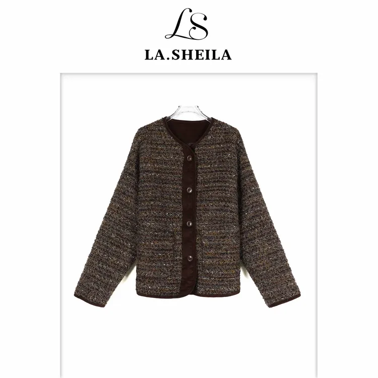 LA.Sheila加厚编织小香风外套253-WT/1003-12025