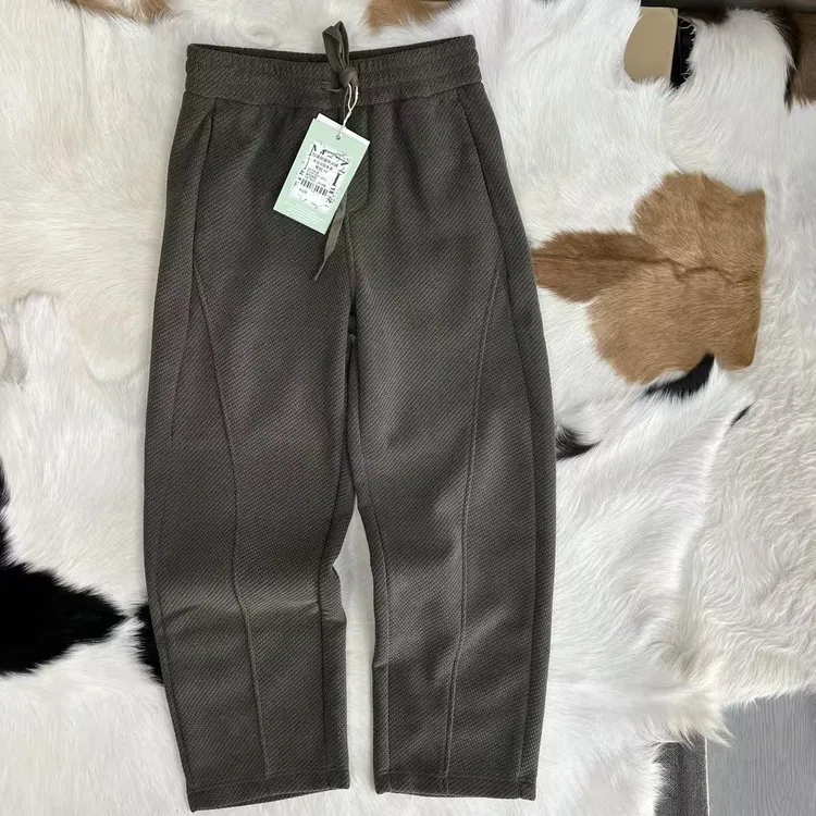版型好 耐磨耐造 加绒加厚 秋冬男士松紧腰水洗做旧休闲长裤子
