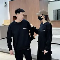 （秋季新款套装)卫衣套装百搭休闲运动-F-S