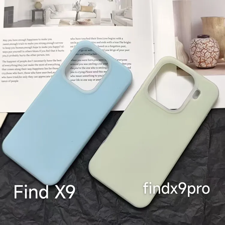 简约液态硅胶适用OPPOfindx9pro手机壳x9耐脏x8s+全包ultra保护套