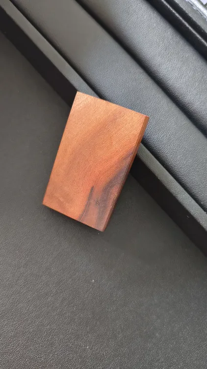 非金属木质吊坠 天然雷击枣木无事牌 带紫气雷光雷纹纯手工填砂款