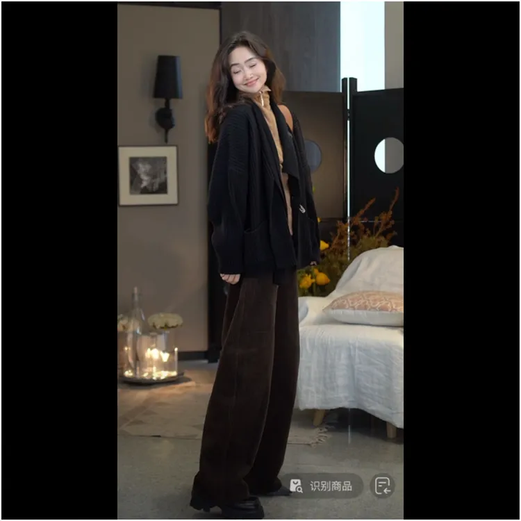 【AHYLOCK FASHION】松弛智美/牦牛绒羊毛披肩毛开衫