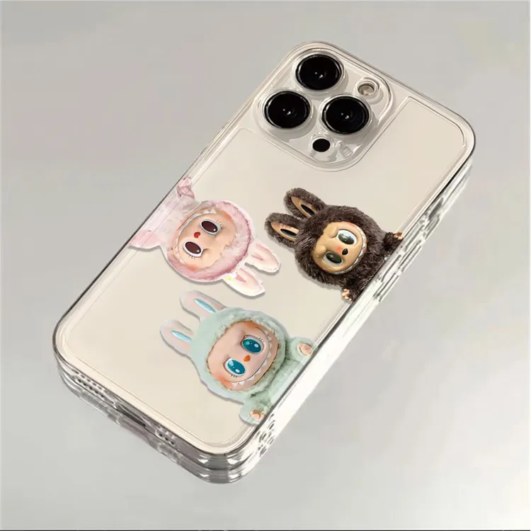 三只小怪兽适用苹果iPhone15/16promax华为手机壳13promax创意软x