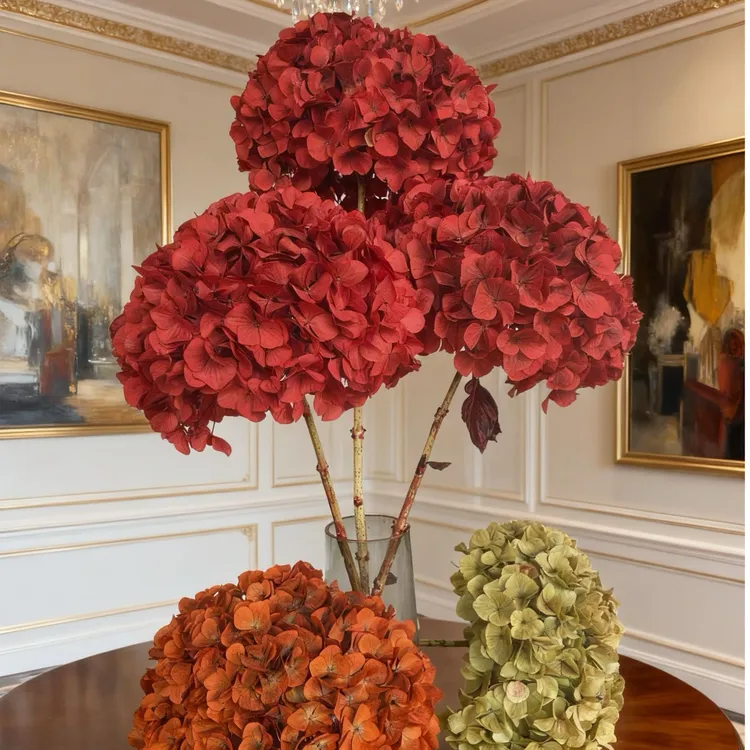 高品质A级大叶绣球永生花室内居家装饰节庆礼品花艺制品