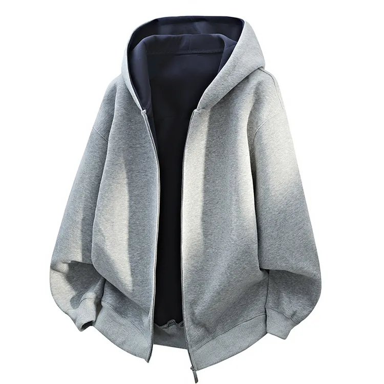 外套帽衫男士休闲运动长袖秋冬韩版风秋季卫衣拉链男生加绒加厚