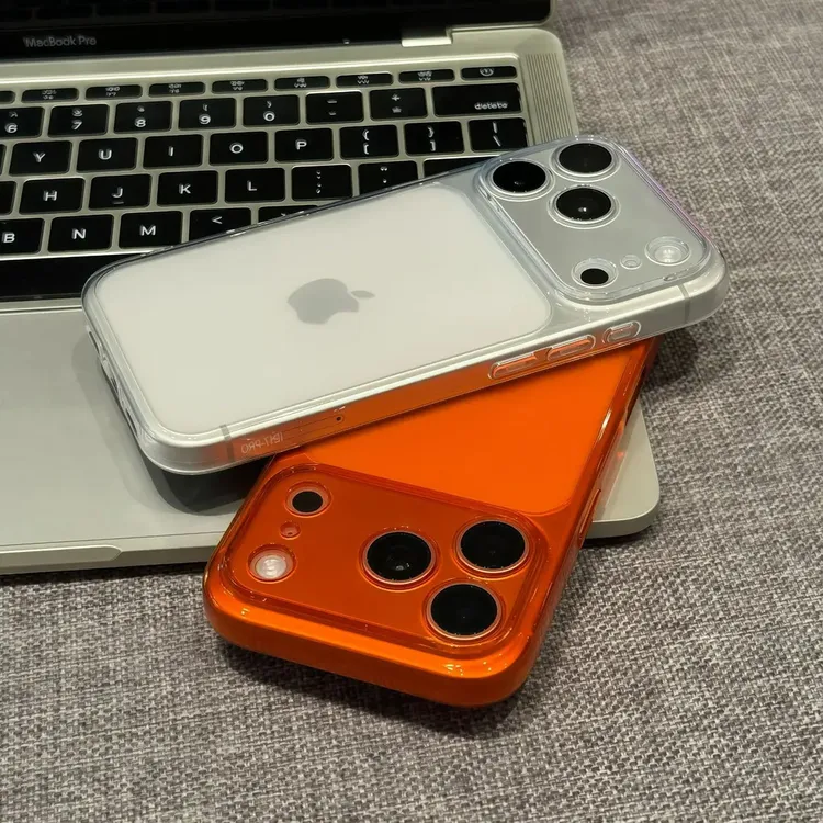 岩娜优乐超薄透明秒变17大视窗适用苹果17promax手机壳16软151413