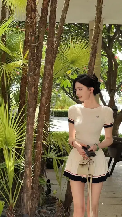 2025夏季新款时尚套装气质显瘦性感辣妹外穿洋气休闲百搭上衣短裙