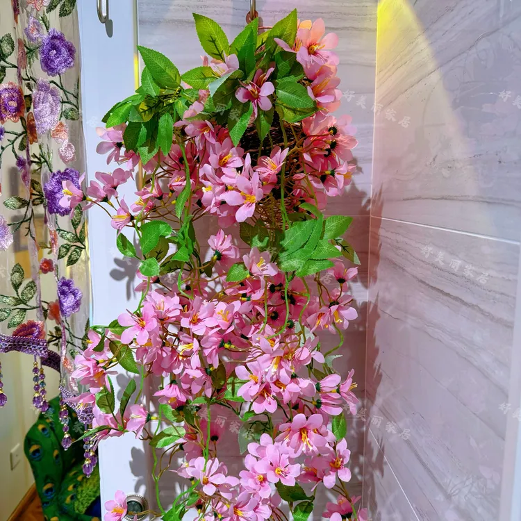 轻奢迎春花仿真花假花摆件客厅桌面装饰画软装