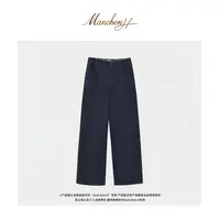 Manchenh"加厚佩里斯羊毛牛仔"意大利进口面料刺绣口袋羊毛牛仔