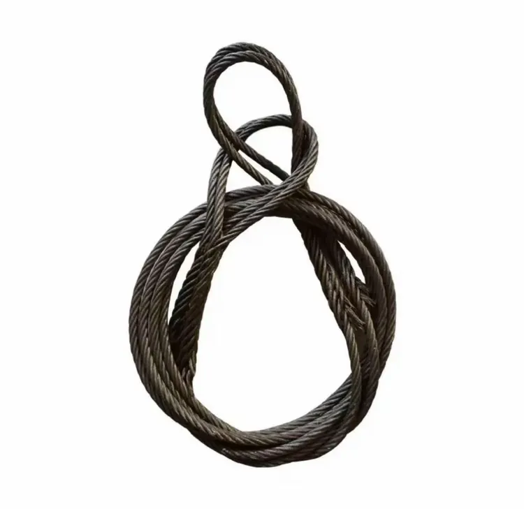 巨力钢丝绳软绳叉编30手工插编国标起重吊装索具油丝绳30公分