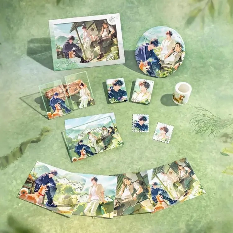 《盗墓笔记》有声剧完结周年纪念周边·雨村来信系列谷子吧唧/透卡