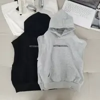 【实体品质】男童春秋款卫衣男孩秋季连帽无袖马甲中大童帅气休闲