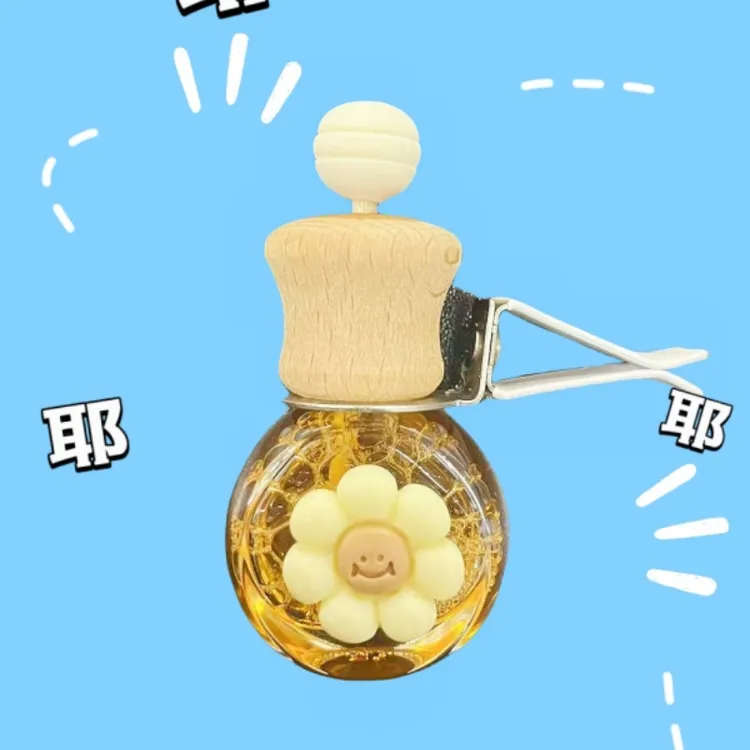 【拍5发6】香水卡通香薰挥发瓶 卡通卧室卫生间空调汽车出风口喷瓶