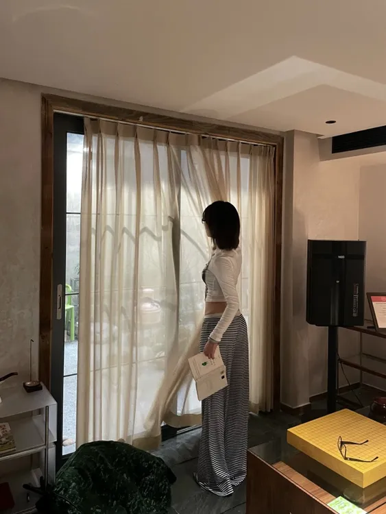 慵懒风小众条纹设计宽松显瘦系带低腰休闲裤辣妹垂感针织阔腿长裤